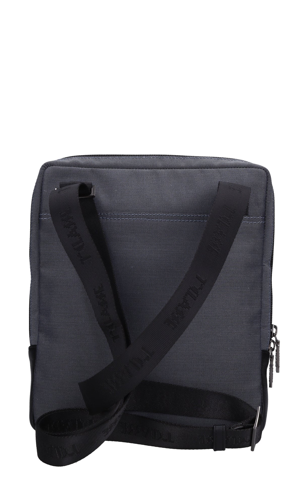 Borsa in ecopelle e tessuto 