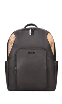 Zaino in pelle ed ecopelle martellata 