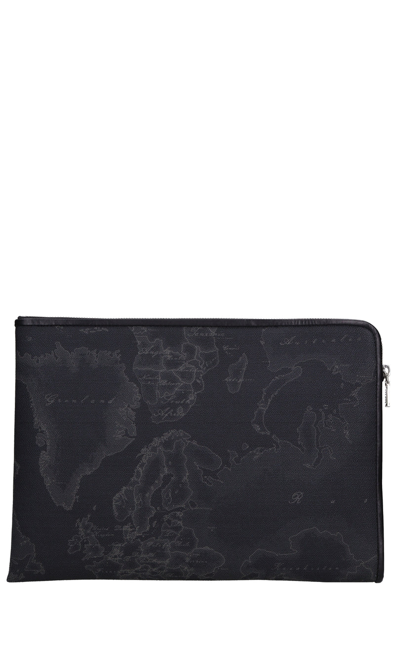 Borsa portadocumenti in pelle ed ecopelle. 
