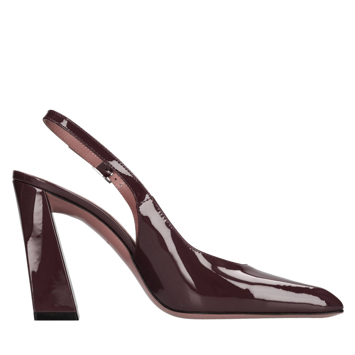 Décolleté slingback Charlotte in vernice 