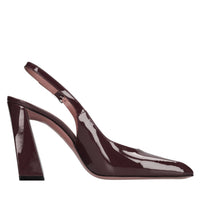 Décolleté slingback Charlotte in vernice 