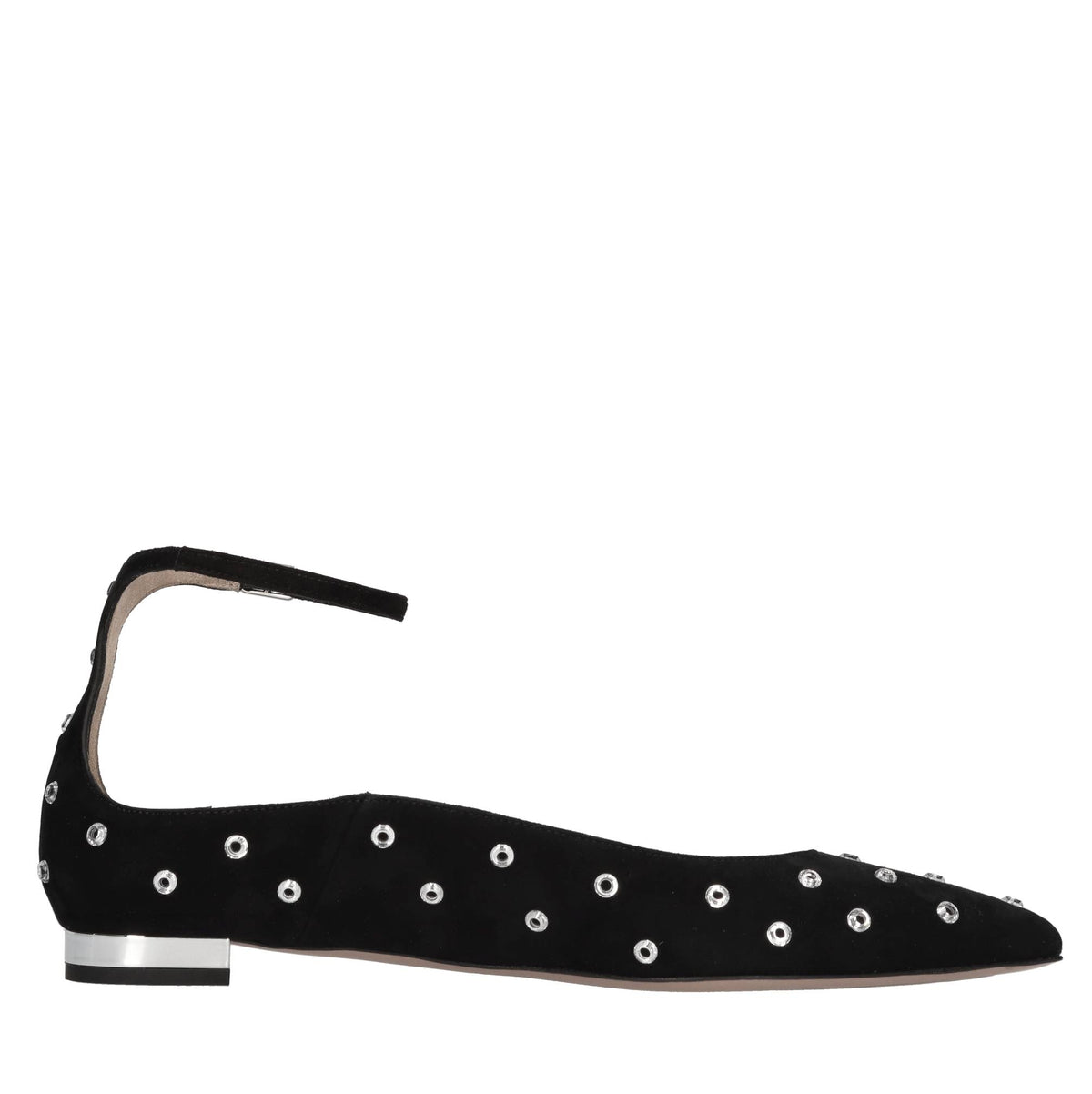 Ballerine in camoscio 