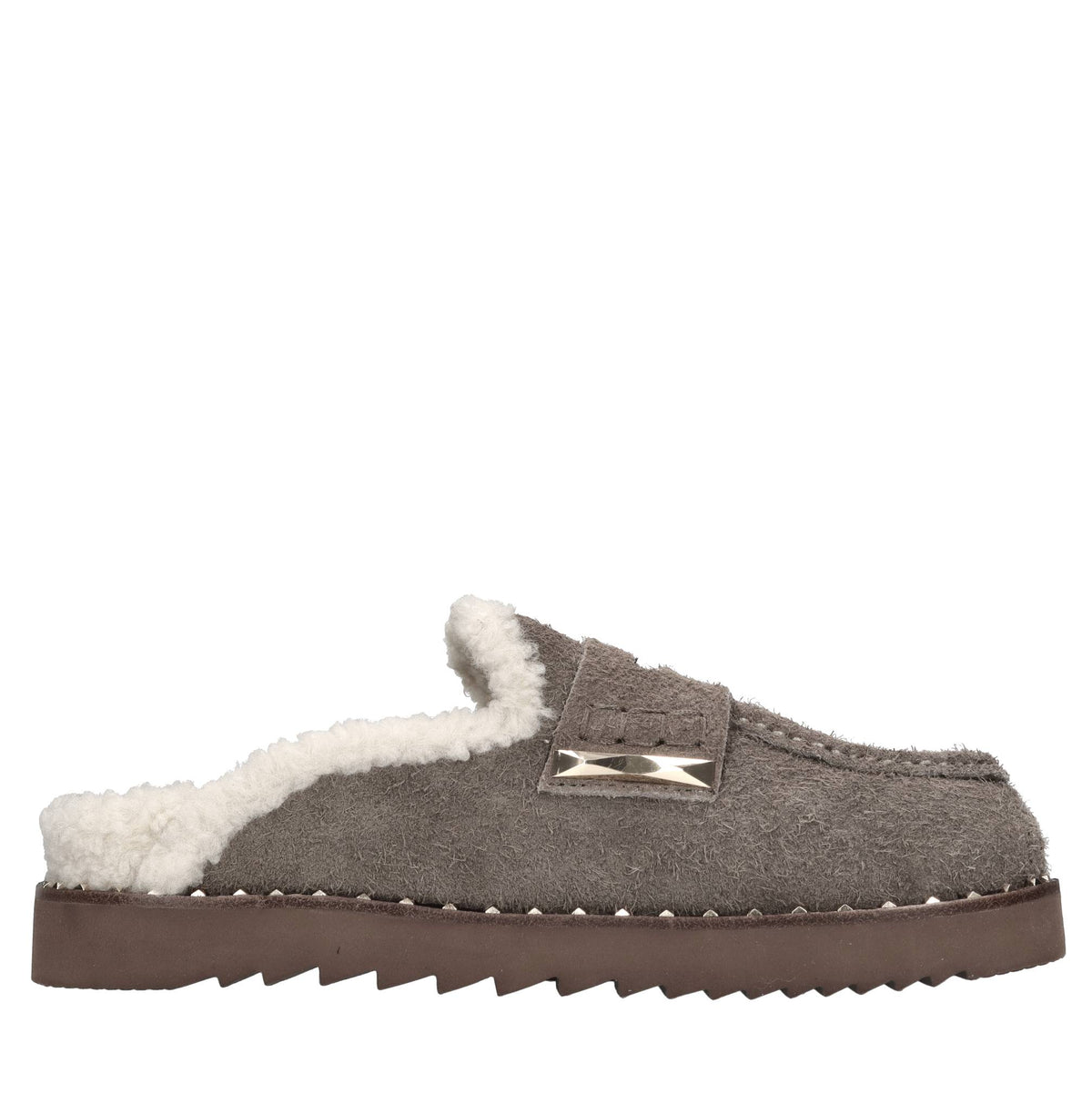 Mules in pelle scamosciata 