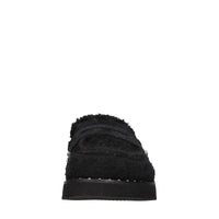 Mules in pelle scamosciata 