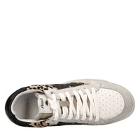 Sneakers in pelle e camoscio 