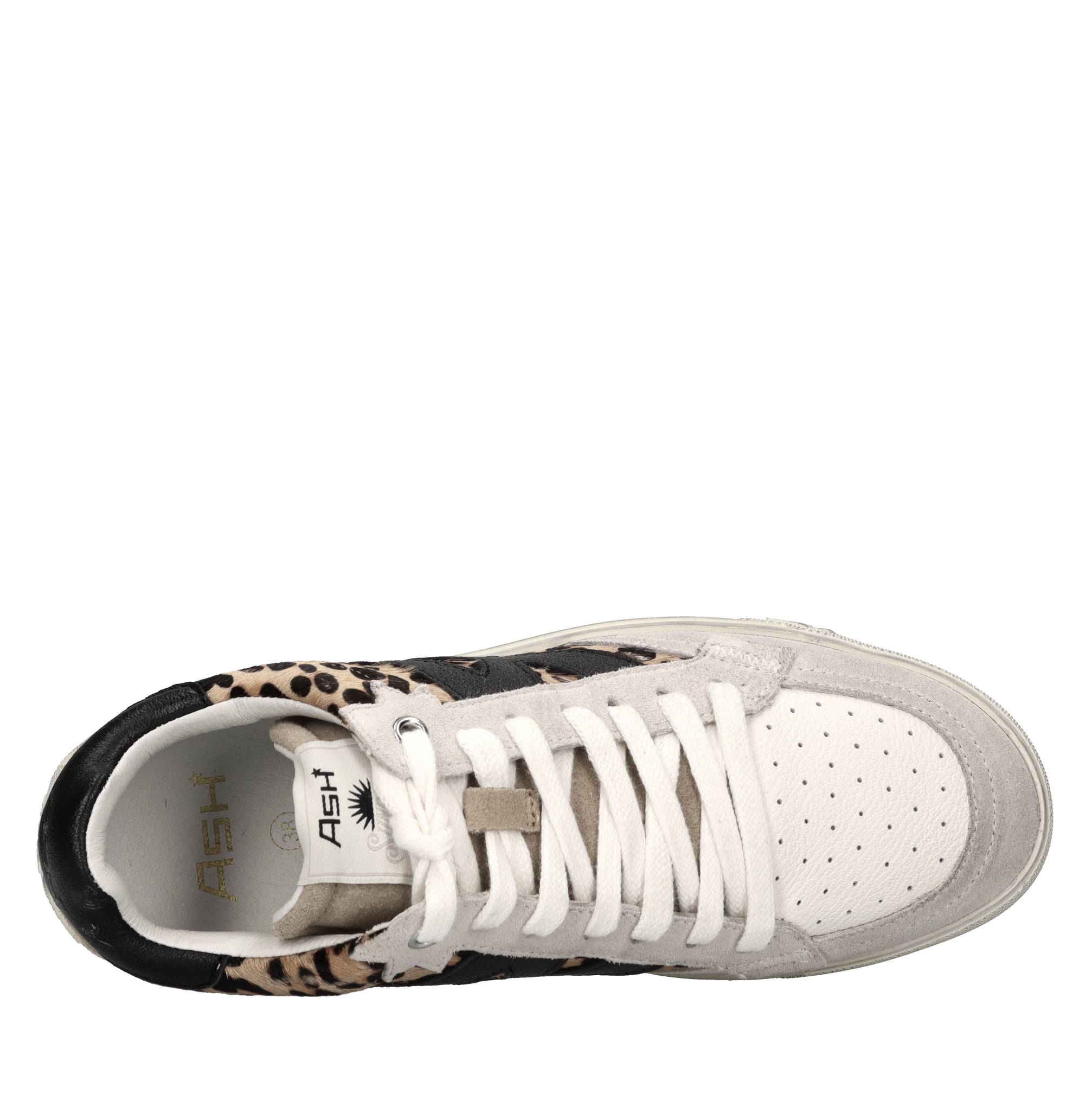 Sneakers in pelle e camoscio 