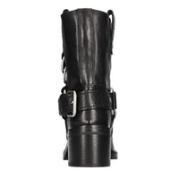Stivaletti biker in pelle 