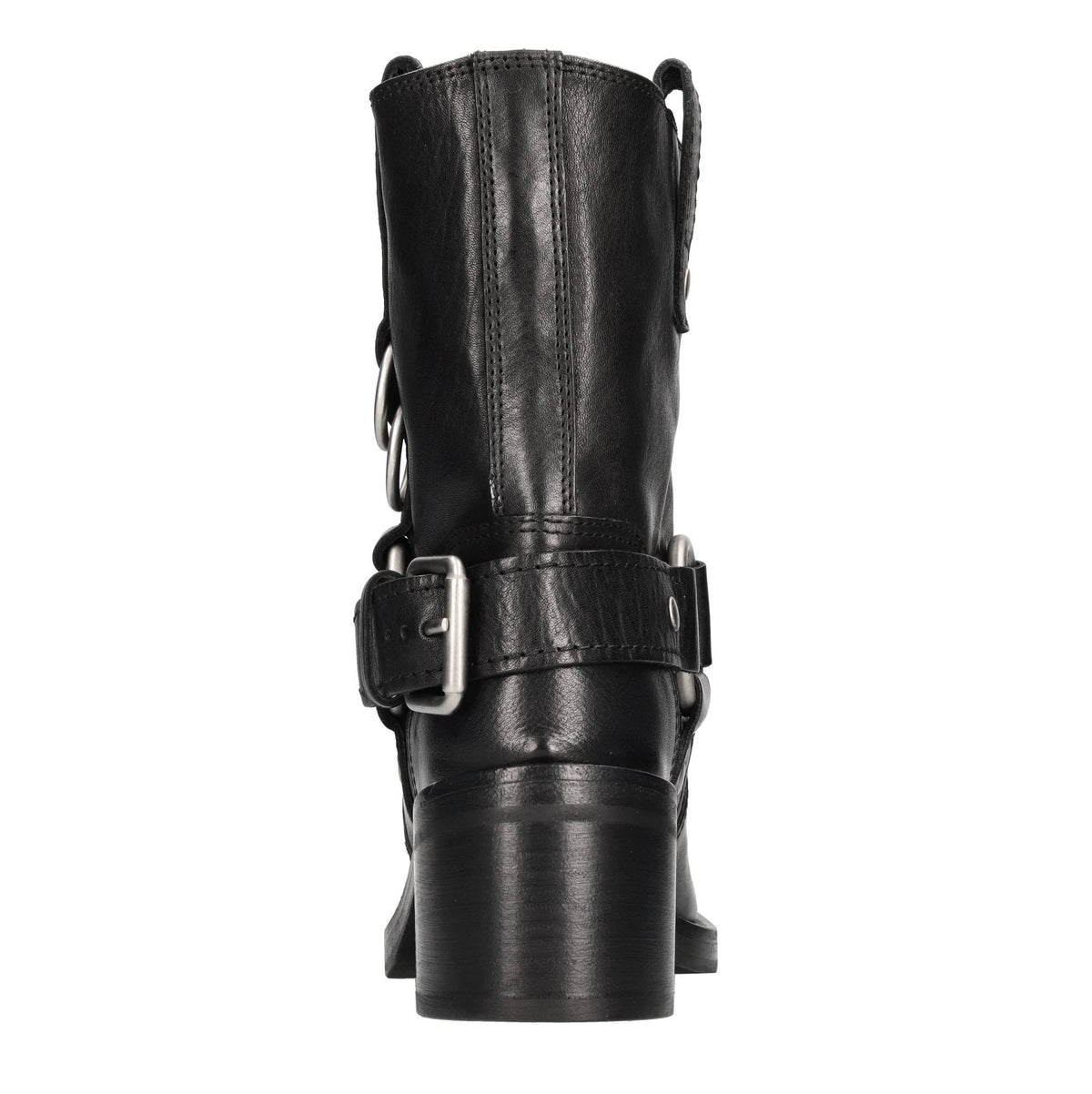 Stivaletti biker in pelle 
