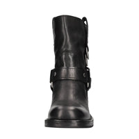 Stivaletti biker in pelle 