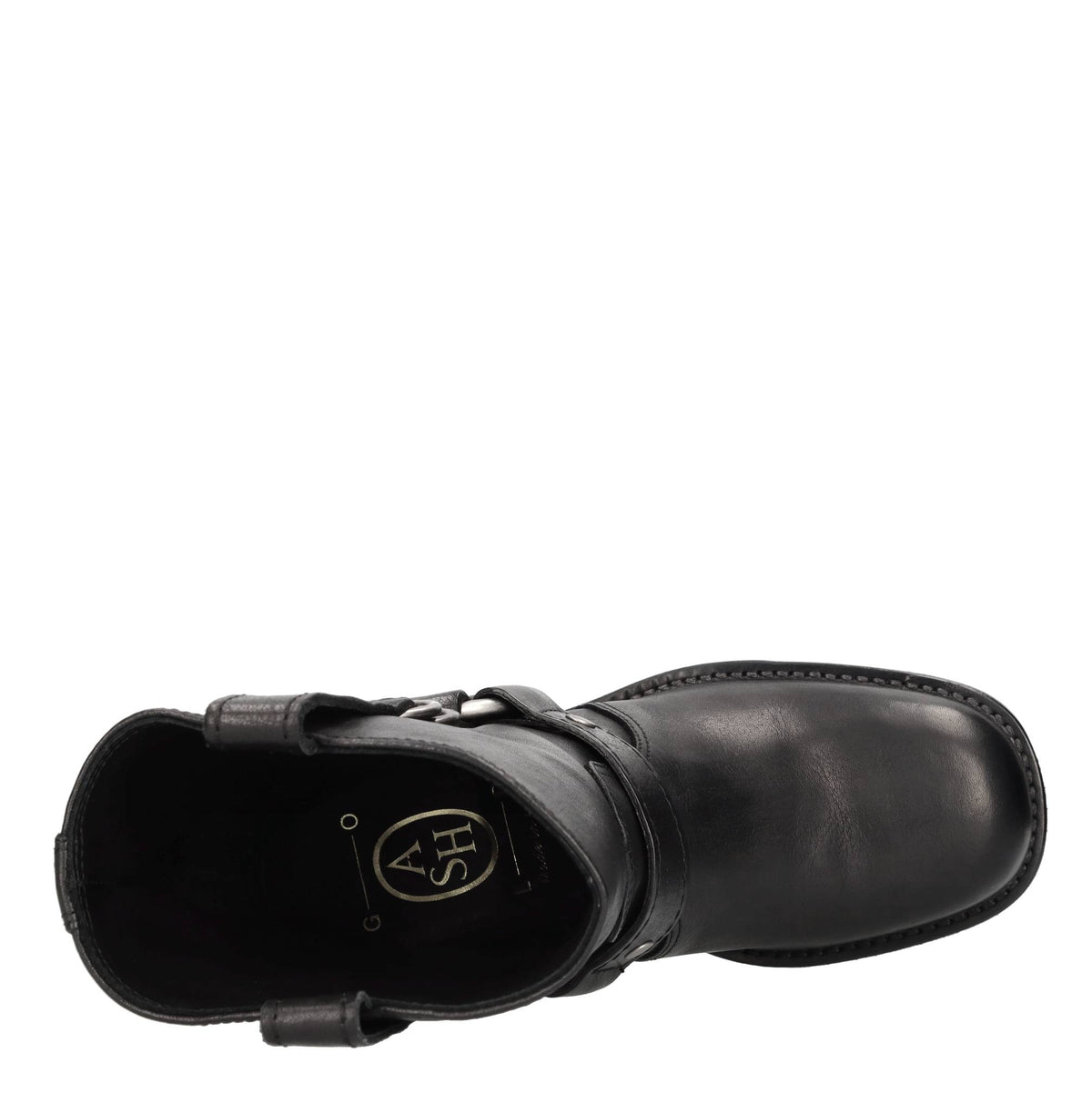 Stivaletti biker in pelle 