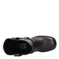 Stivaletti biker in pelle 
