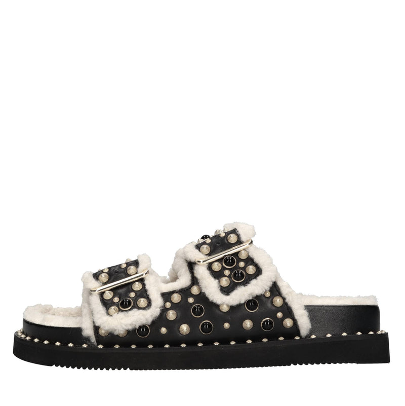 Mules in pelle 