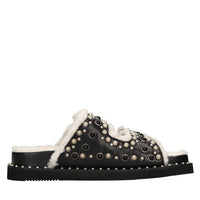 Mules in pelle 