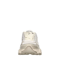 Sneakers in camoscio e tessuto 