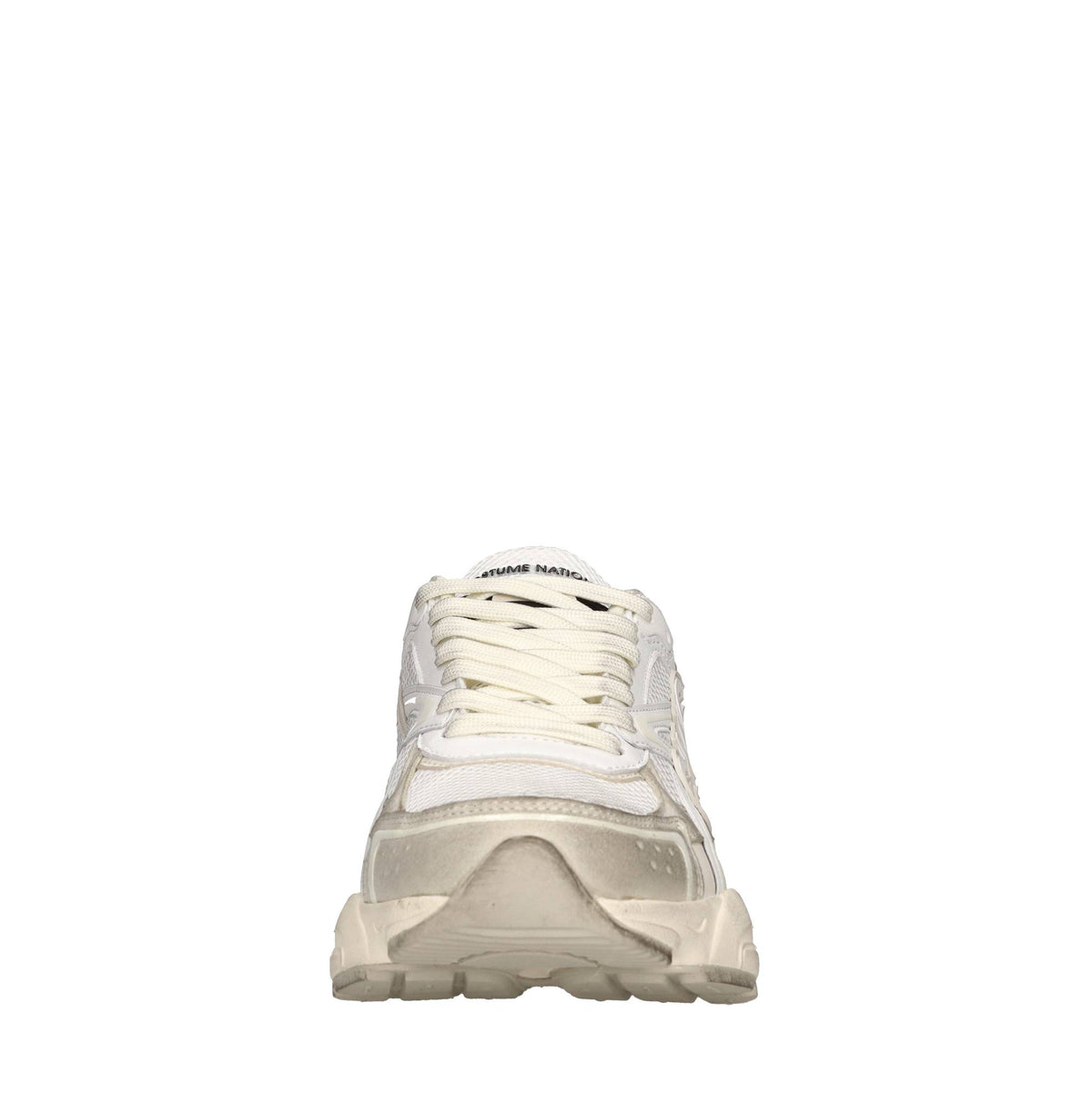 Sneakers in camoscio e tessuto 
