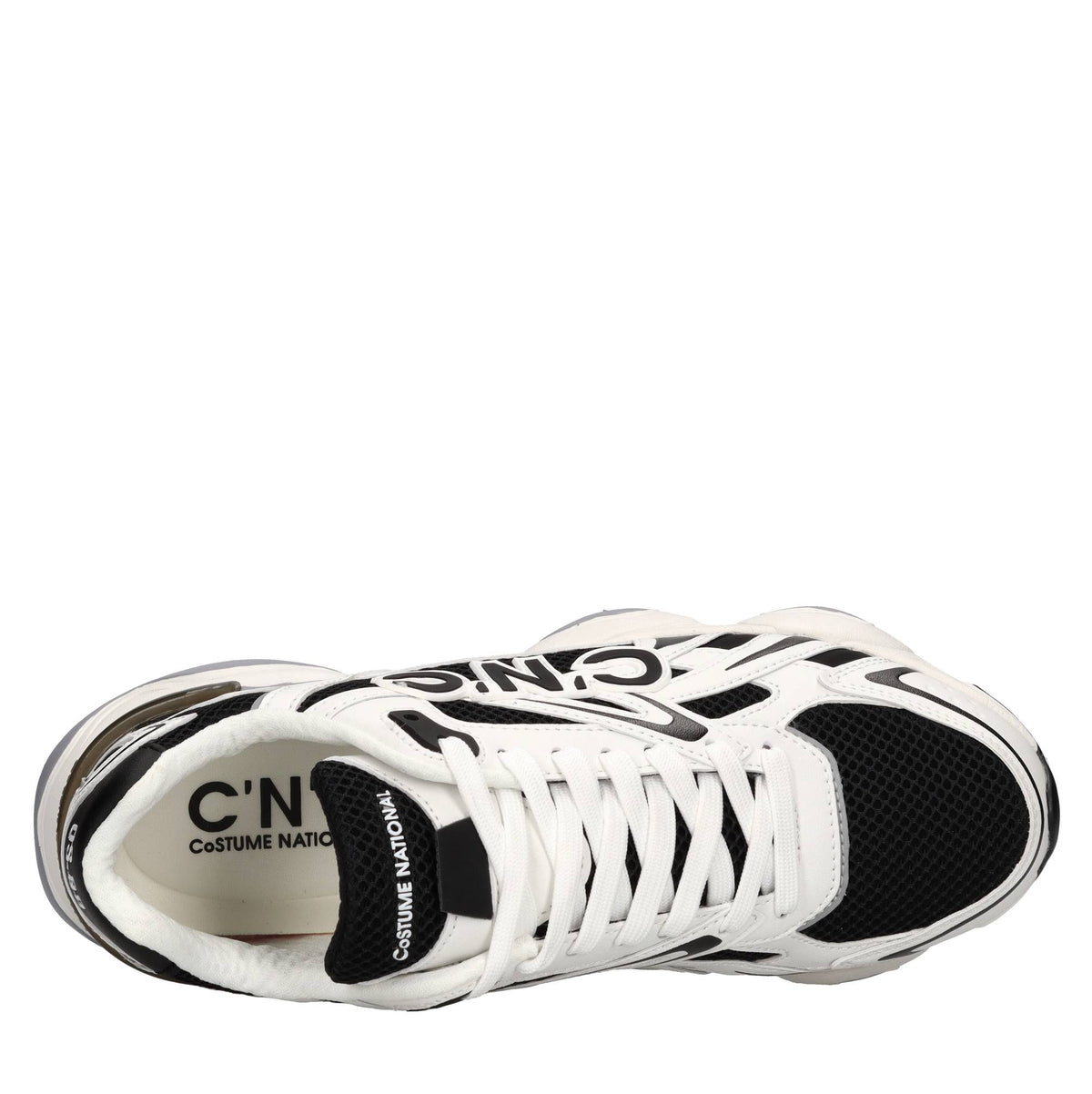 Sneakers in ecopelle e tessuto 