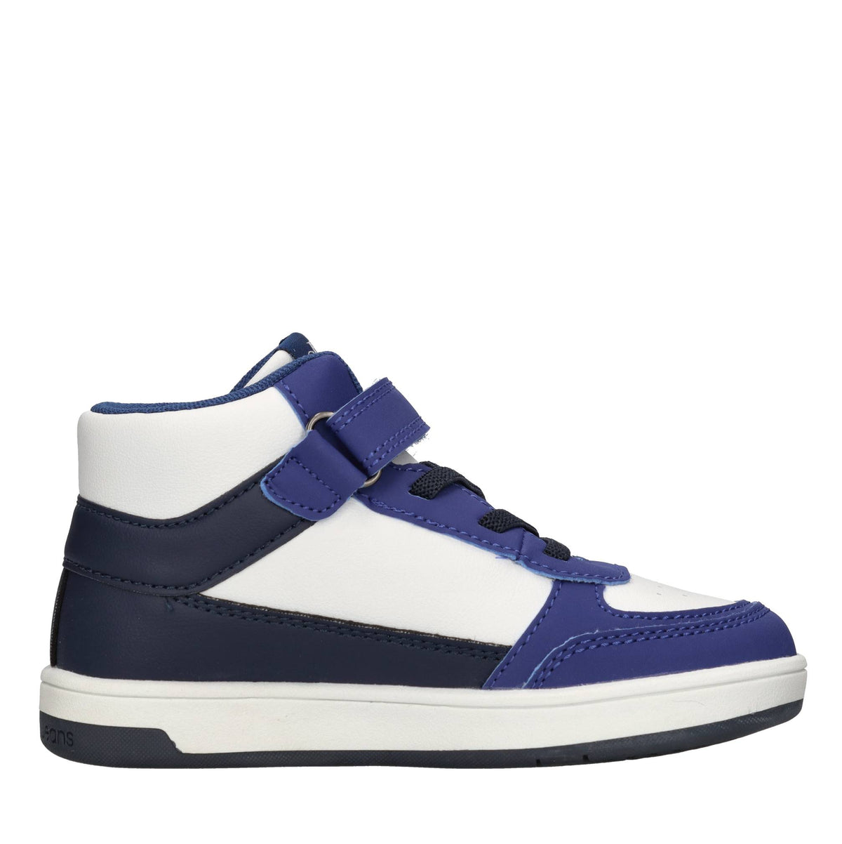 Sneakers in ecopelle e tessuto 