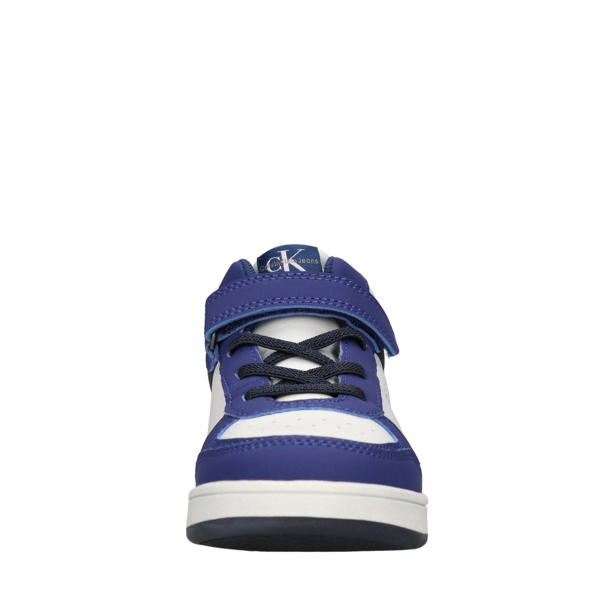 Sneakers in ecopelle e tessuto 