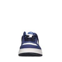 Sneakers in ecopelle e tessuto 