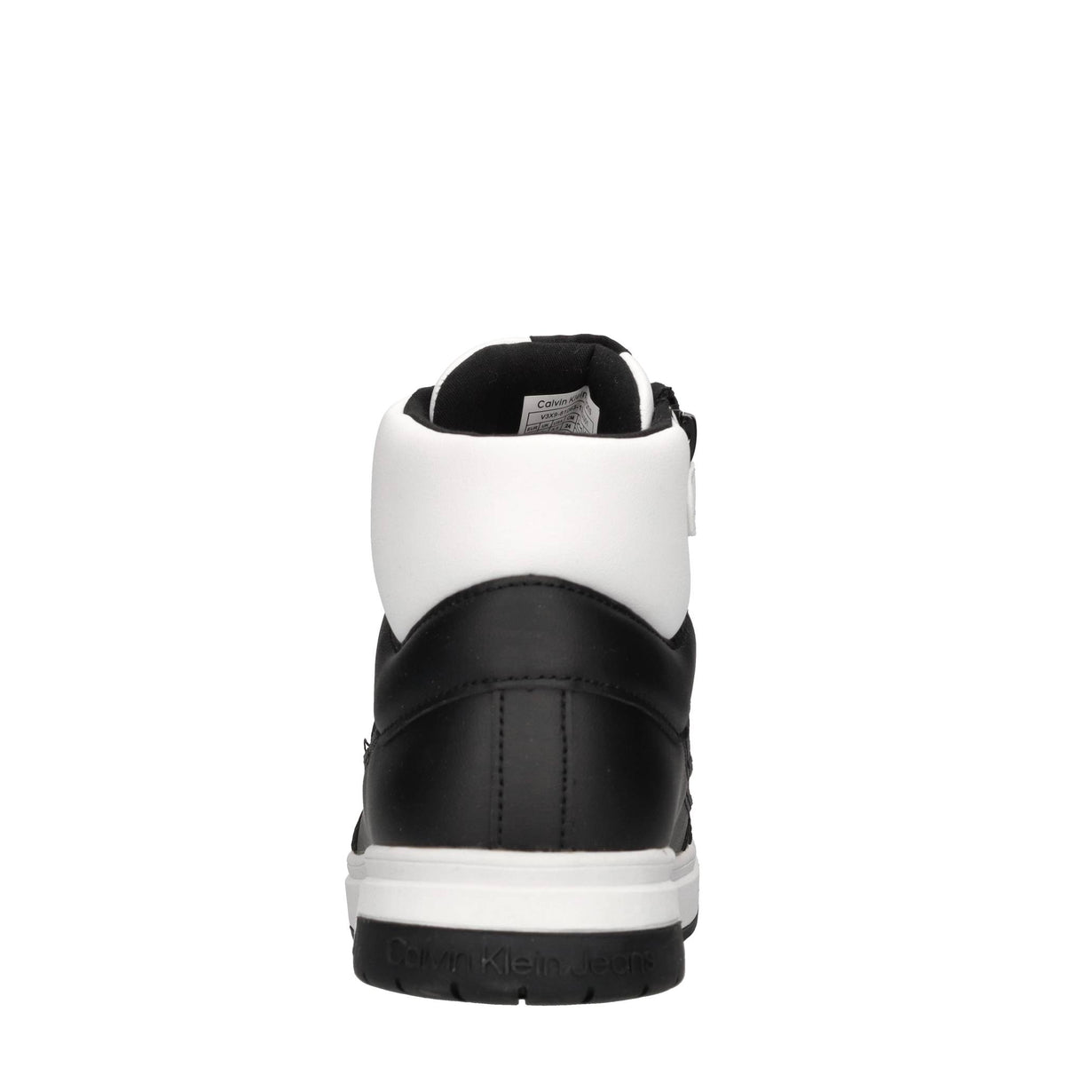 Sneakers in ecopelle e tessuto 