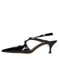 Décolleté slingback in vernice 