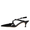 CASADEI Patent leather slingback pumps