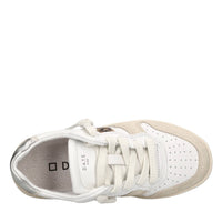 Sneakers in camoscio e pelle 