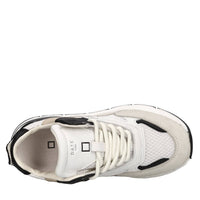 Sneakers in camoscio e tessuto 
