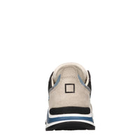 Sneakers in camoscio e tessuto 