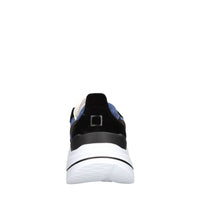 Sneakers in camoscio e tessuto 