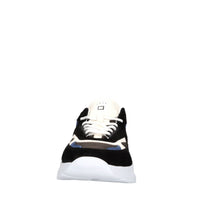 Sneakers in camoscio e tessuto 