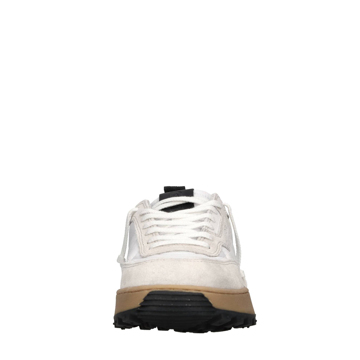 Sneakers in camoscio e tessuto 