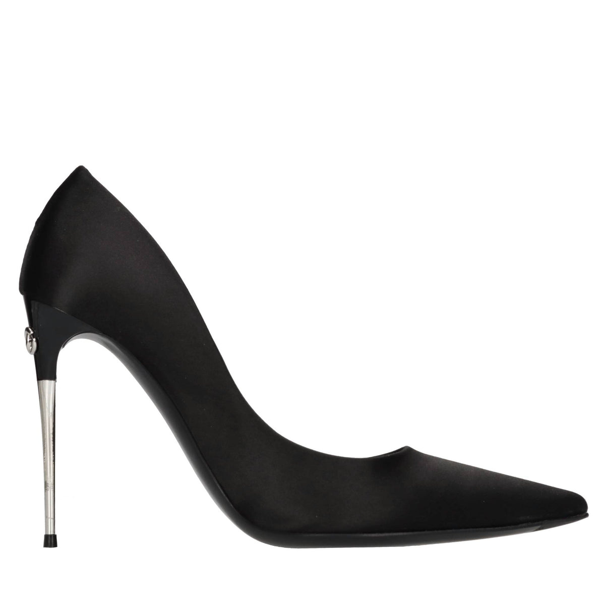 Décolleté slingback in raso 