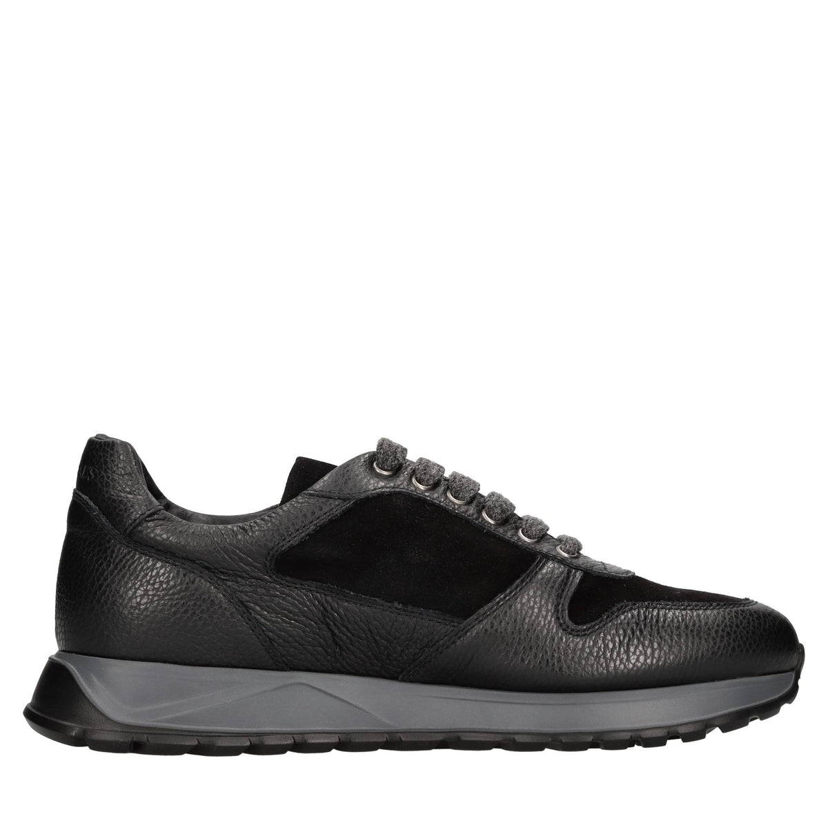 Sneakers in pelle e camoscio 