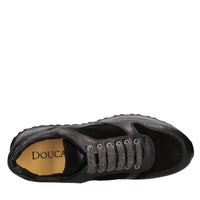 Sneakers in pelle e camoscio 