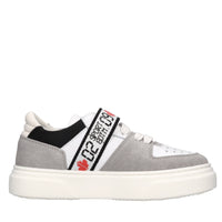 Sneakers in pelle e camoscio 