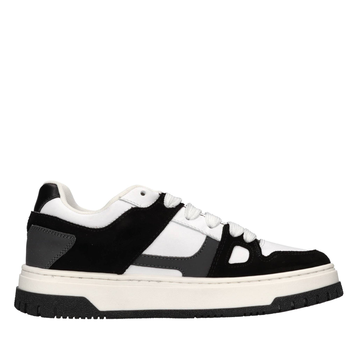 Sneakers in pelle e camoscio 