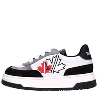 Sneakers in camoscio e tessuto 