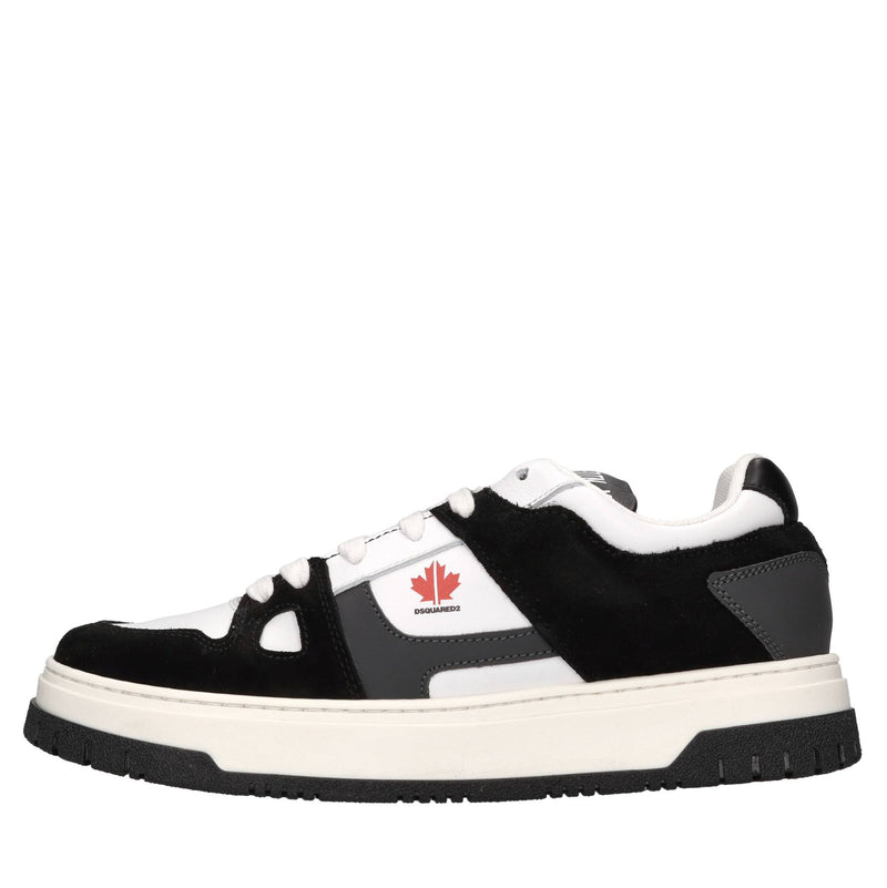 Sneakers in pelle e camoscio 