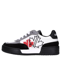 Sneakers in camoscio e tessuto 
