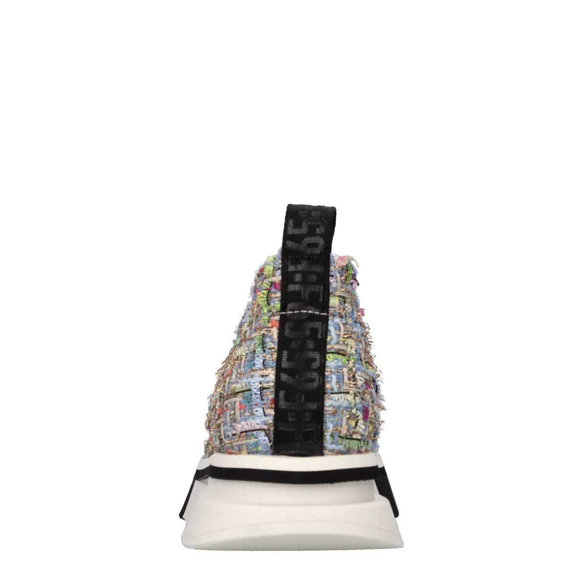 Sneakers in tessuto con inserti in camoscio 