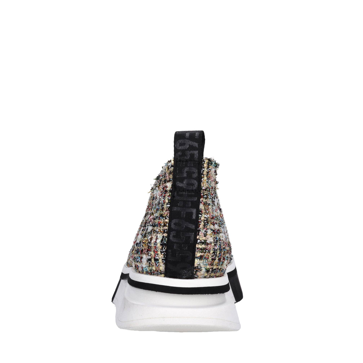 Sneakers in camoscio e tessuto 