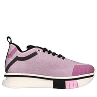 Sneakers in tessuto e strass 
