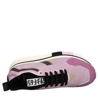 Sneakers in tessuto e strass 