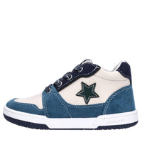 Sneakers in pelle e camoscio 