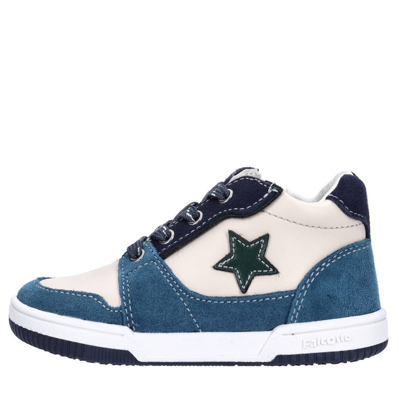 Sneakers in pelle e camoscio 