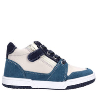 Sneakers in pelle e camoscio 
