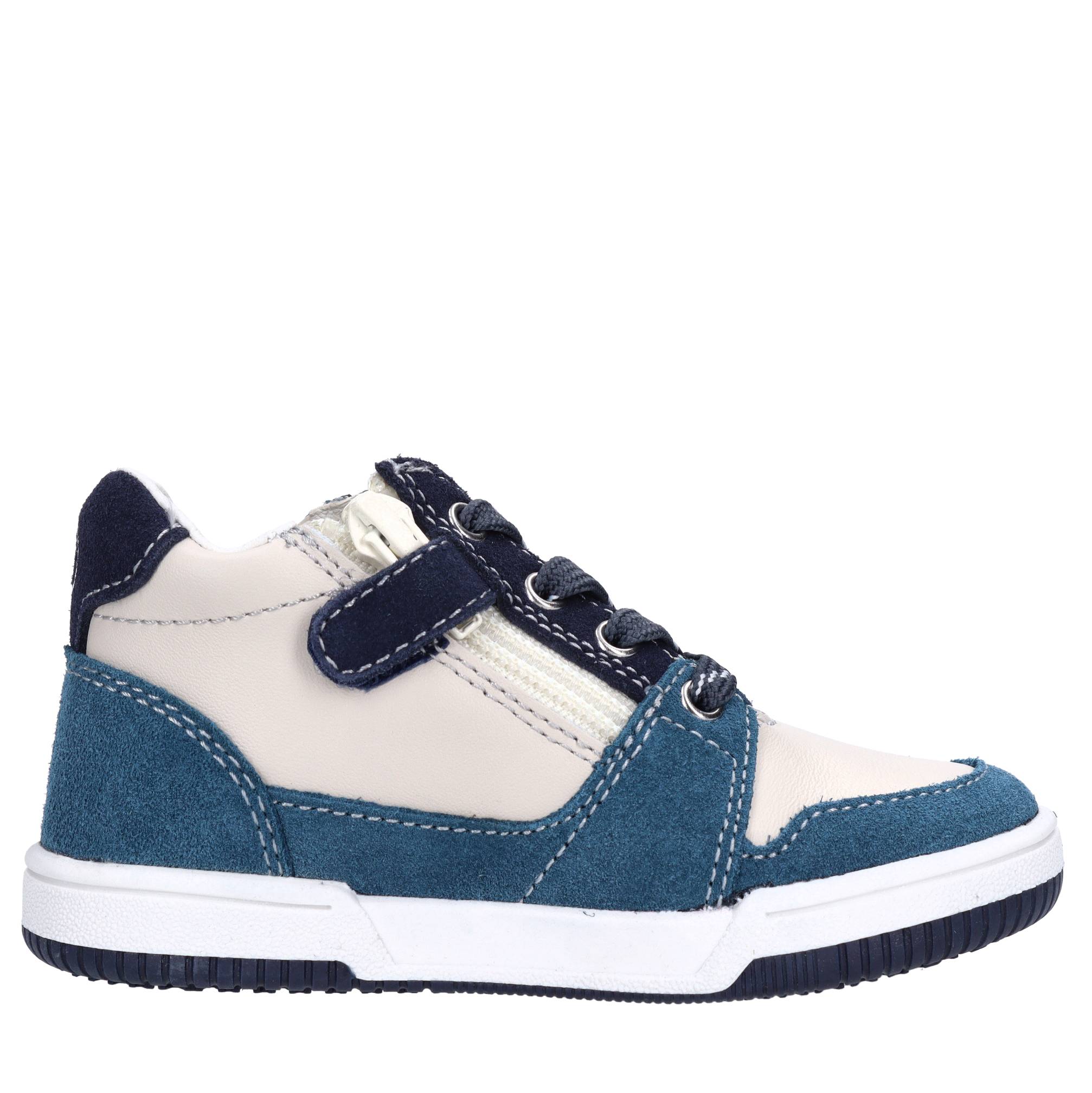 Sneakers in pelle e camoscio 