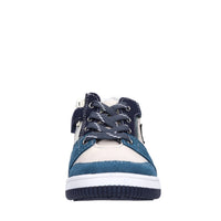 Sneakers in pelle e camoscio 