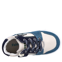 Sneakers in pelle e camoscio 